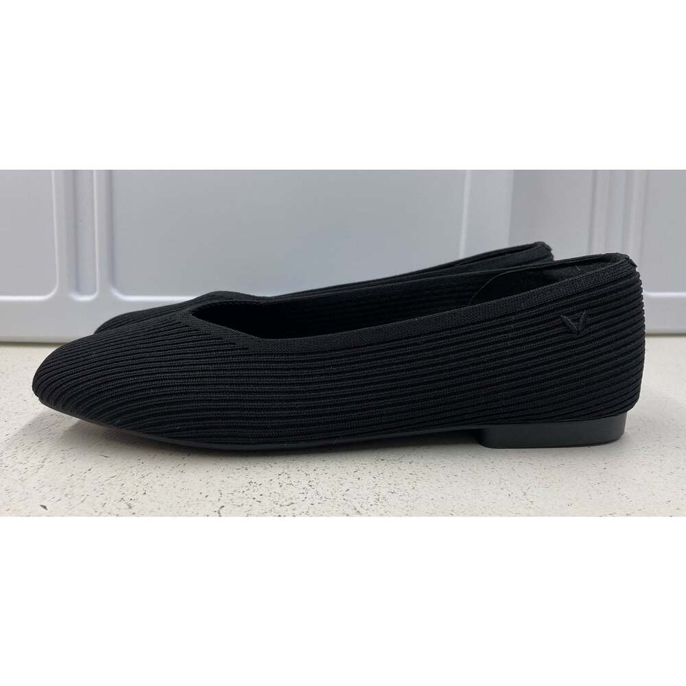 Women VIVAIA Margot 2.0 Square Toe V-Cut knit slip-on flats shoes 39.5 (US 8.5) - Picture 2 of 7